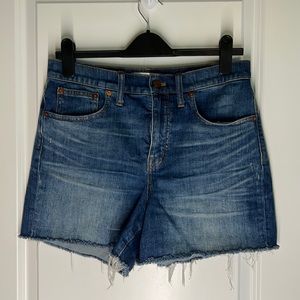 Madewell Hi Rise Denim Short